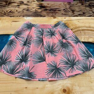 A new Day‎ Tropical Pink Pleated  Mini Skirt